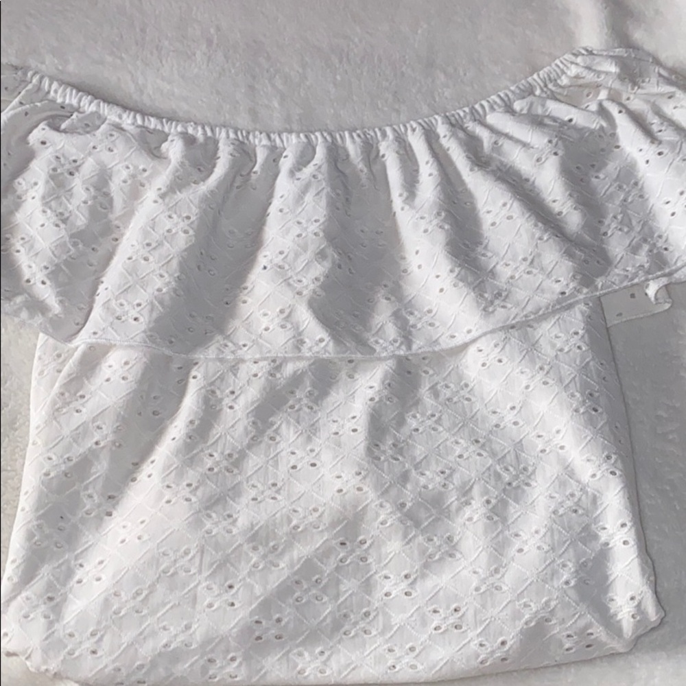 White Off the Shoulder Top